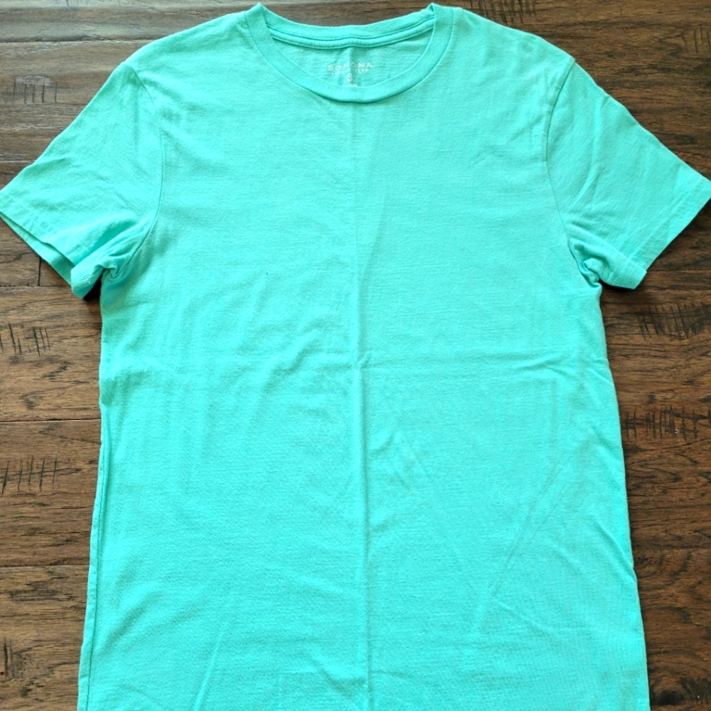 Men's Sonoma Plain T-Shirt - Light Green - Size Small - Like New